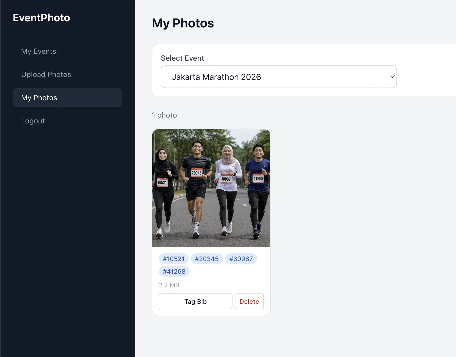 Event Photo Platform — OCR Bib Number Detection System